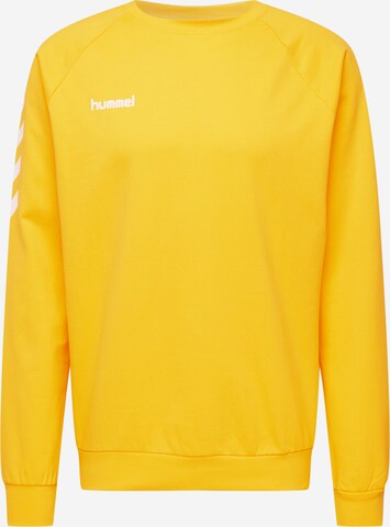 Sweat de sport Hummel en jaune : devant