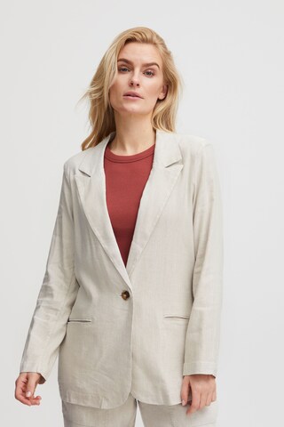 PULZ Jeans Blazer 'Luca' in Beige: predná strana