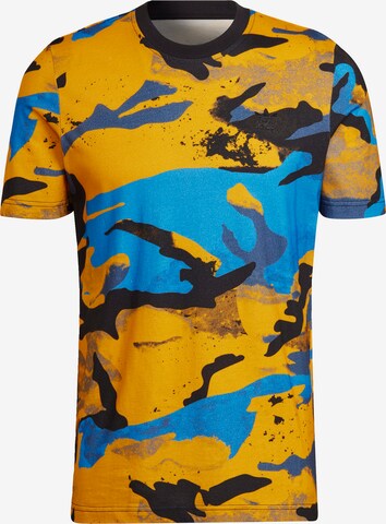 Tricou 'Camo Series Allover Print' de la ADIDAS ORIGINALS pe galben: față