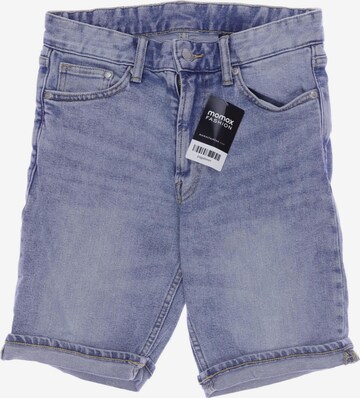 H&M Shorts in 28 in Blue: front
