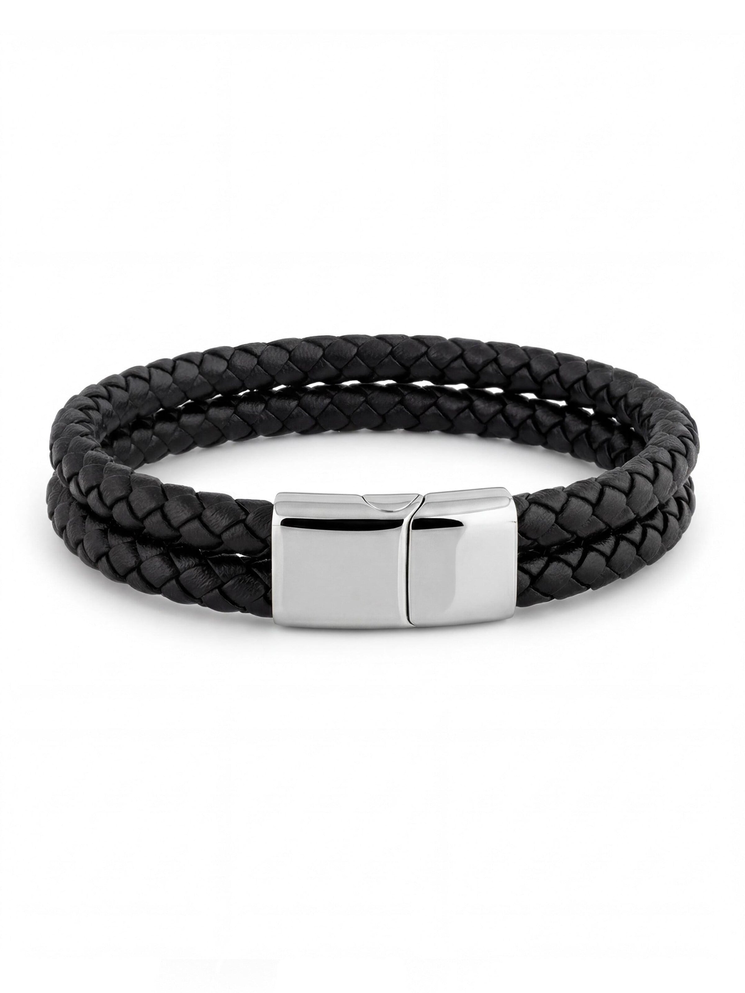 Akitsune Bracelet 'Simplicitas' in Black: front