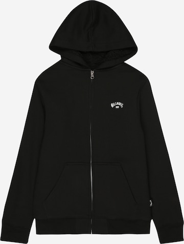 BILLABONG Sports sweat jacket 'ARCH' in Black: front