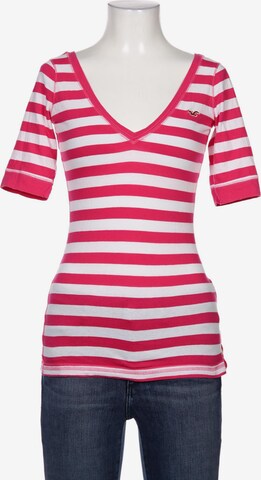 HOLLISTER Top & Shirt in XS in Pink: front