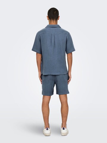 Only & Sons Regular fit Overhemd 'ONSKyle' in Blauw