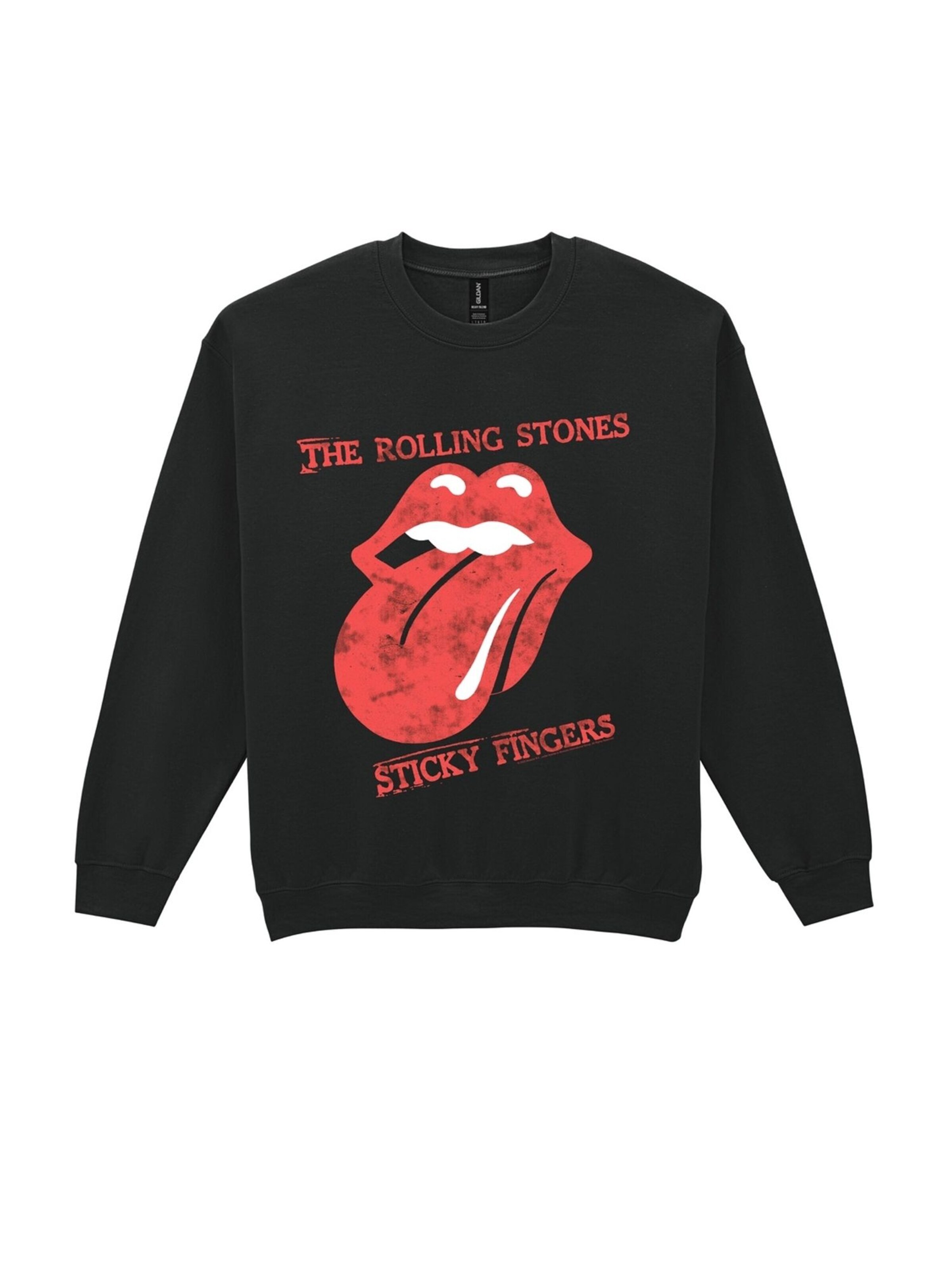 THE ROLLING STONES Sweatshirt in Black: front