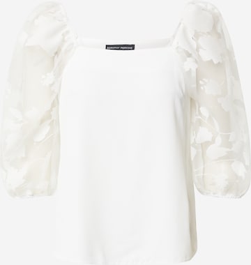 Dorothy Perkins Blouse 'Ivory' in Wit: voorkant