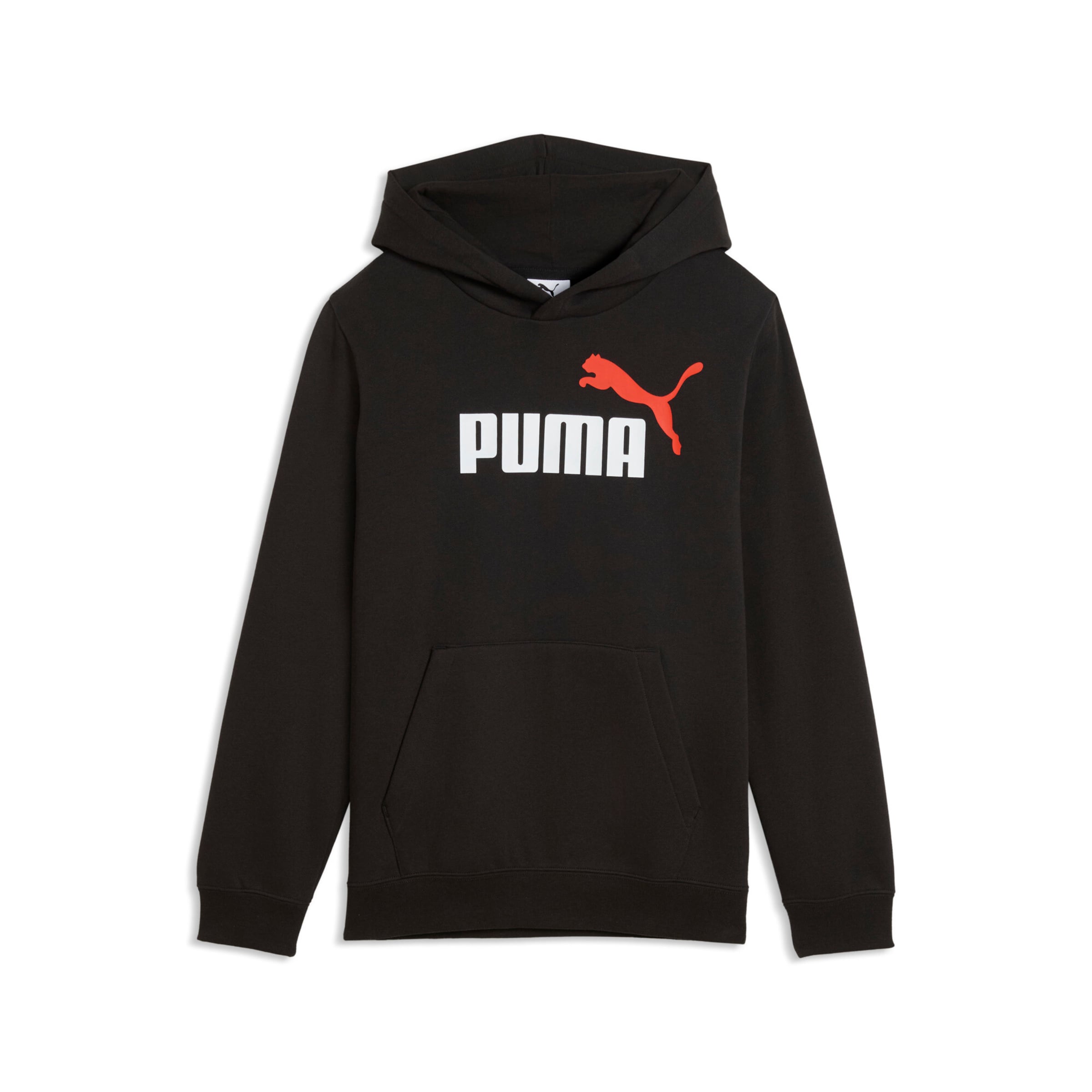 PUMA Sweatshirt 'Ess 2 No.1' in Black: front