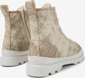 Bottines à lacets 'Brutus' CAMPER en beige