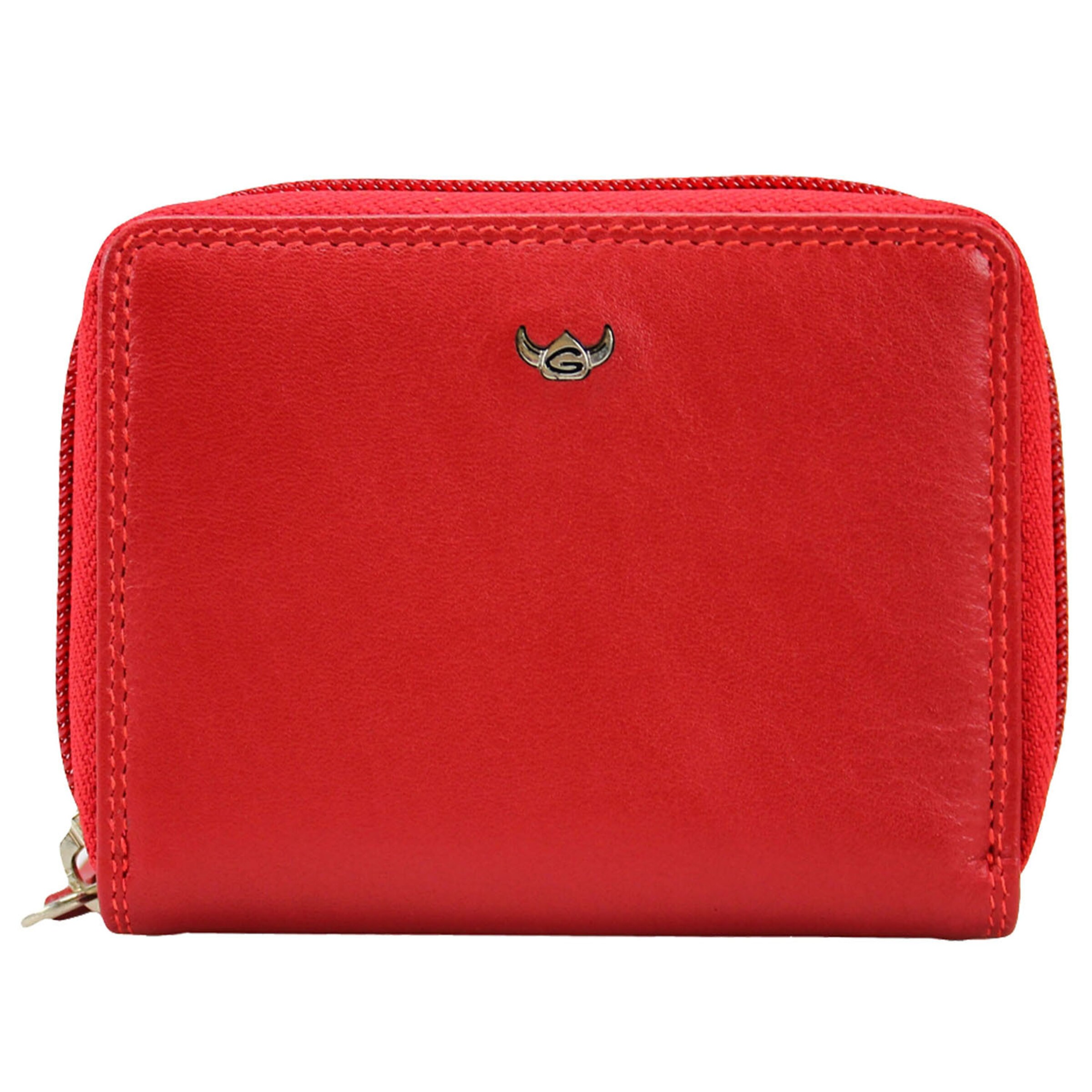 GOLDEN HEAD Wallet 'Polo' in Red: front