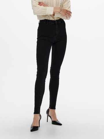 ONLY Skinny Jeans 'Blush' in Black