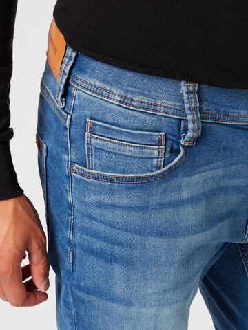 MUSTANG Slimfit Jeans 'Oregon' i blå