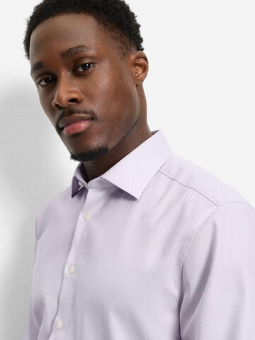 OLYMP Slim fit Overhemd 'Level 5' in Roze
