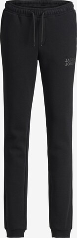 Pantalon 'Gordon' Jack & Jones Junior en noir : devant