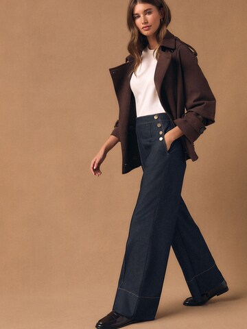 Next Wide Leg Jeans in Blau