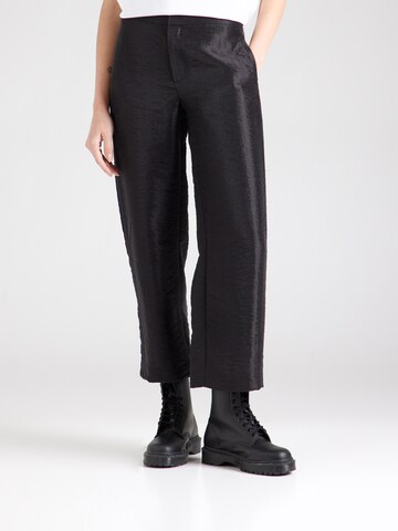 Lindex - Loosefit Pantalón 'Maud' en negro: frente