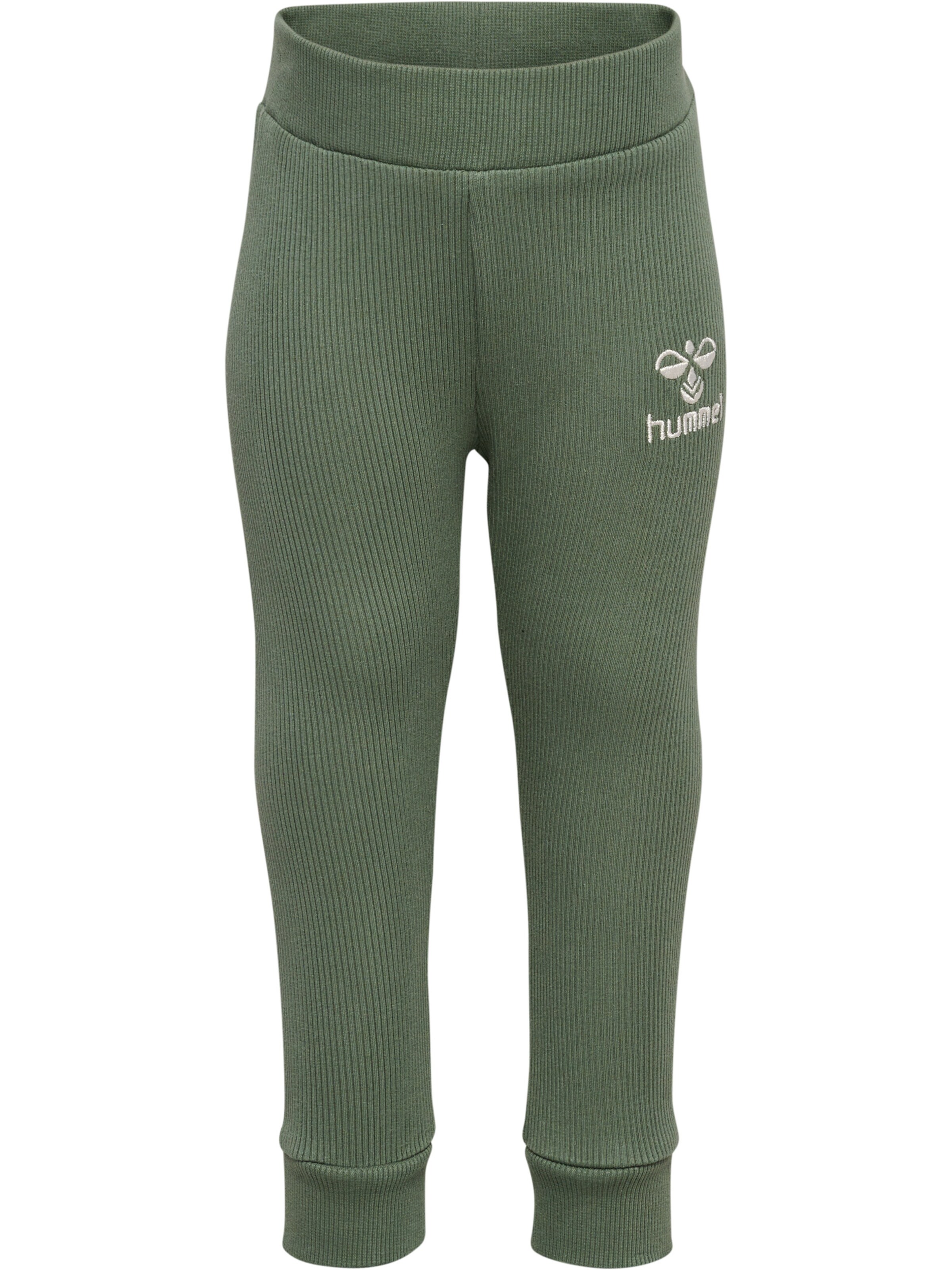 Hummel Skinny Sportsbukser 'SAMI' i grøn: forside