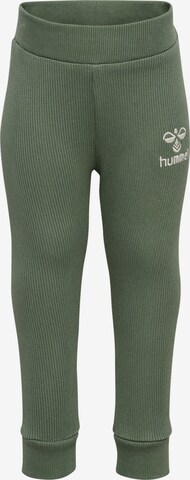 Hummel Skinny Workout Pants 'SAMI' in Green: front