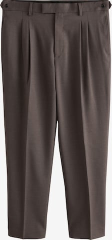 Pantaloni con pieghe di Next in marrone: frontale
