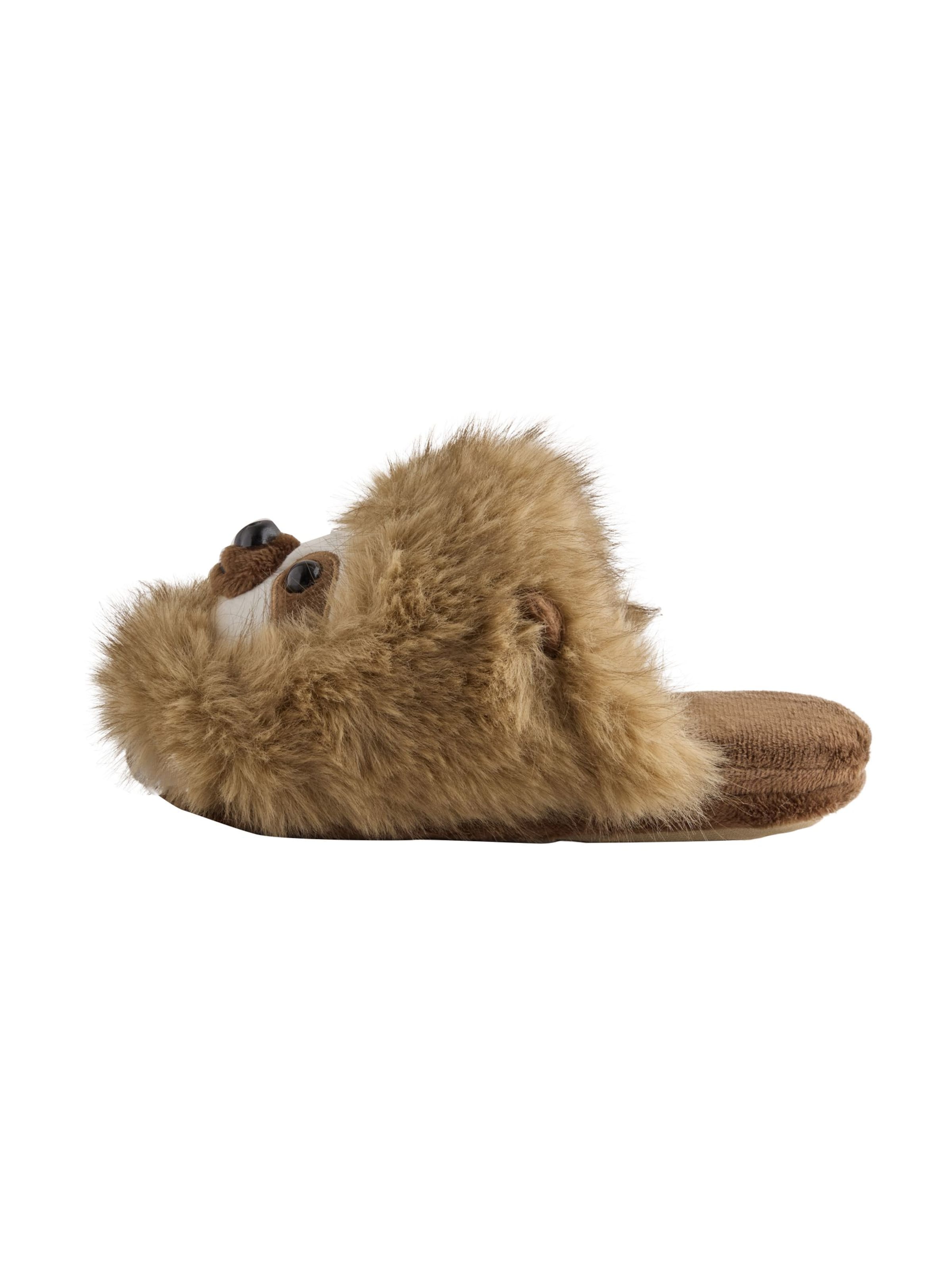 Next Slipper in Brown: front