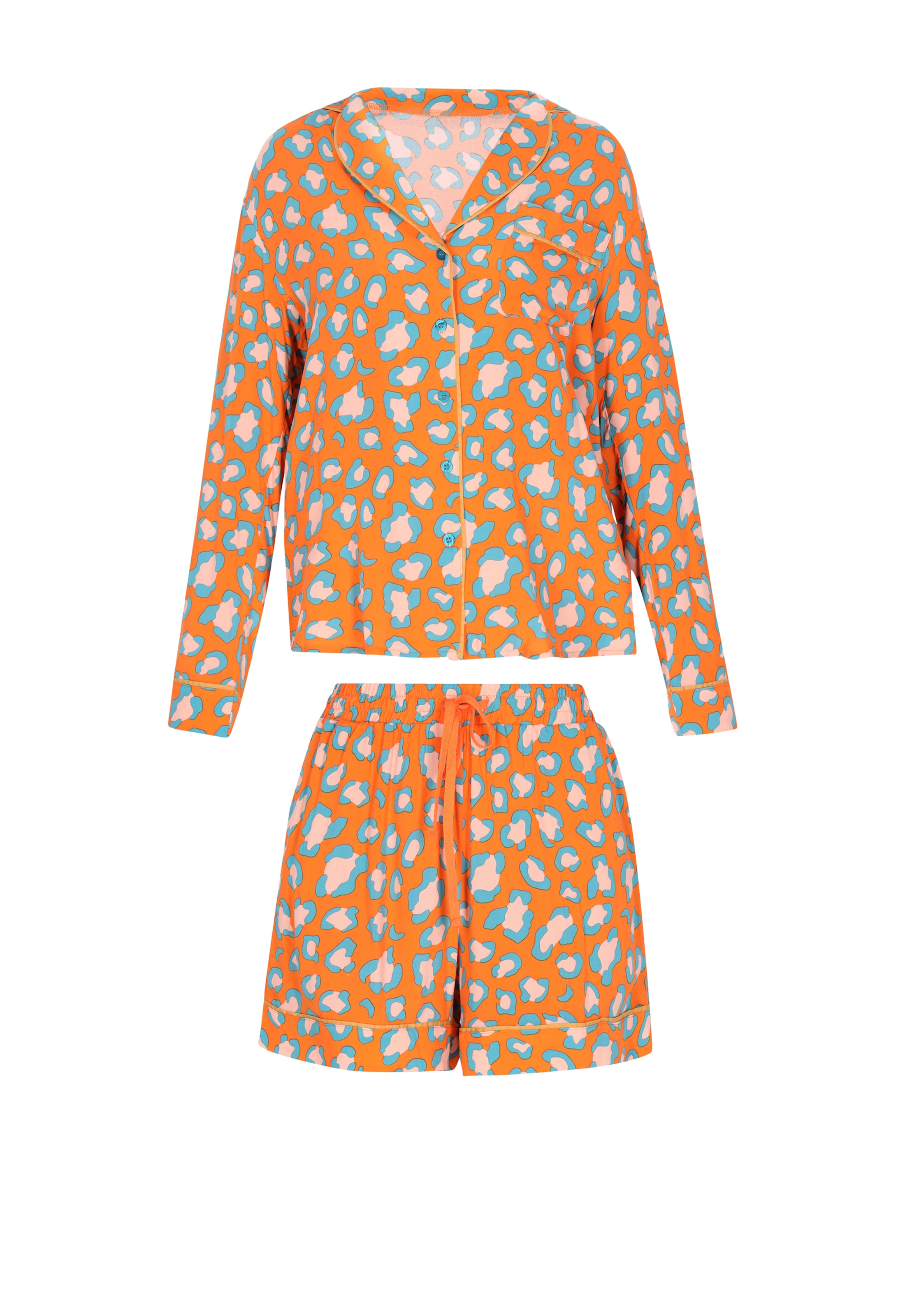 Shorty 'Home' faina en orange : devant