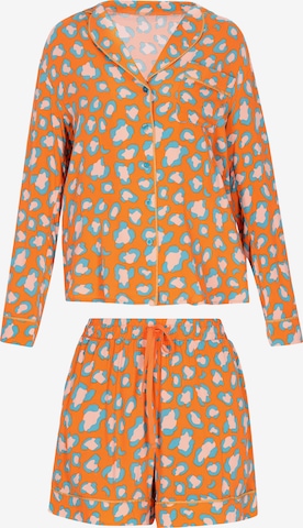Fouline - Calções de pijama em laranja: frente
