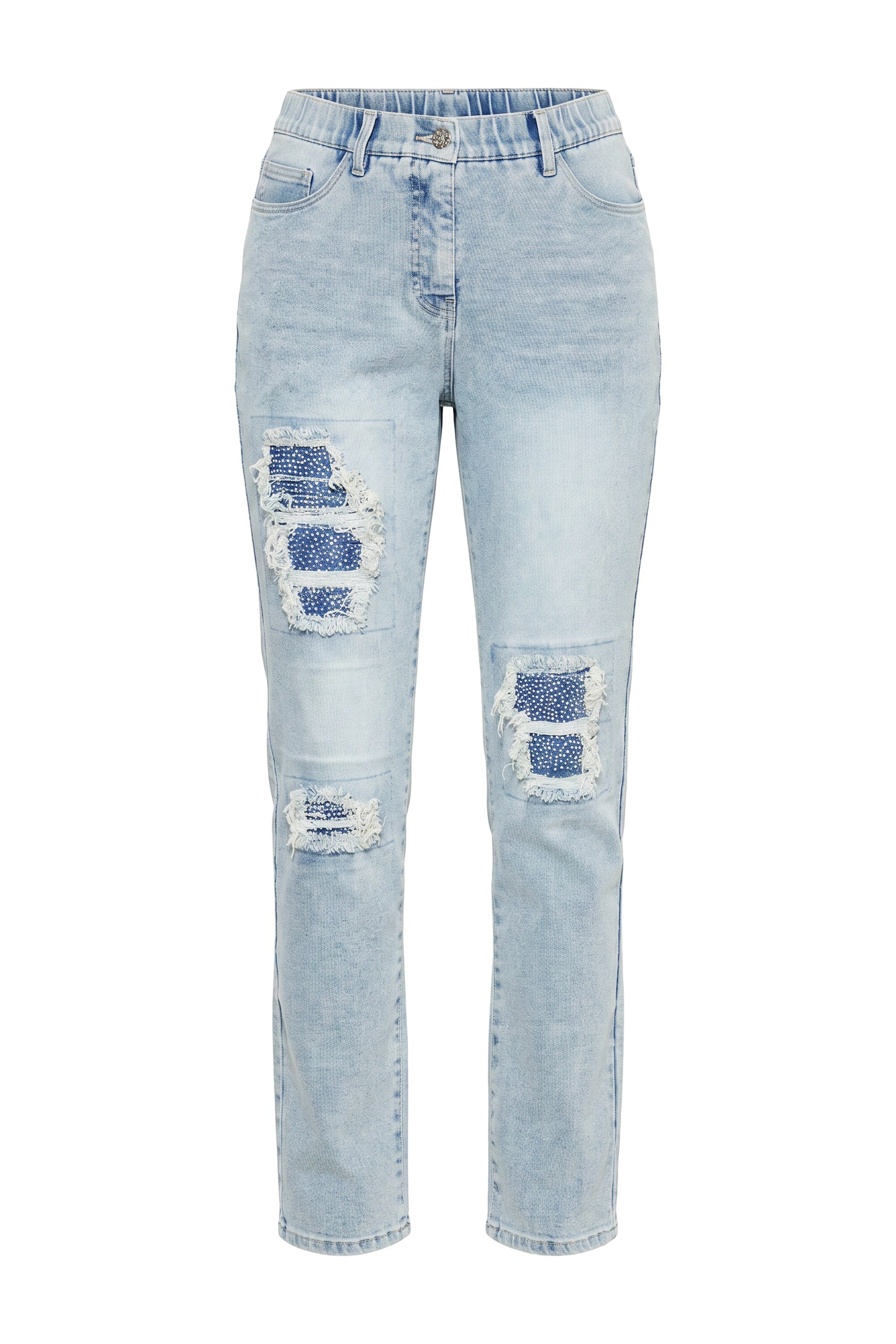 Ulla Popken Jeans in 32-34/Regular in hellblau, Produktansicht