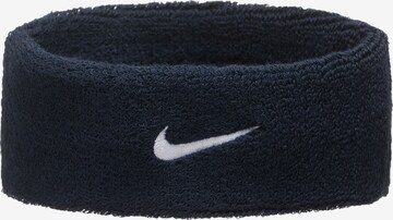 NIKE Athletic Headband in Blue: front