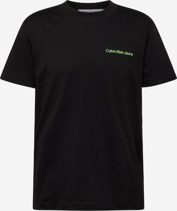 T-Shirt Calvin Klein Jeans en noir : devant