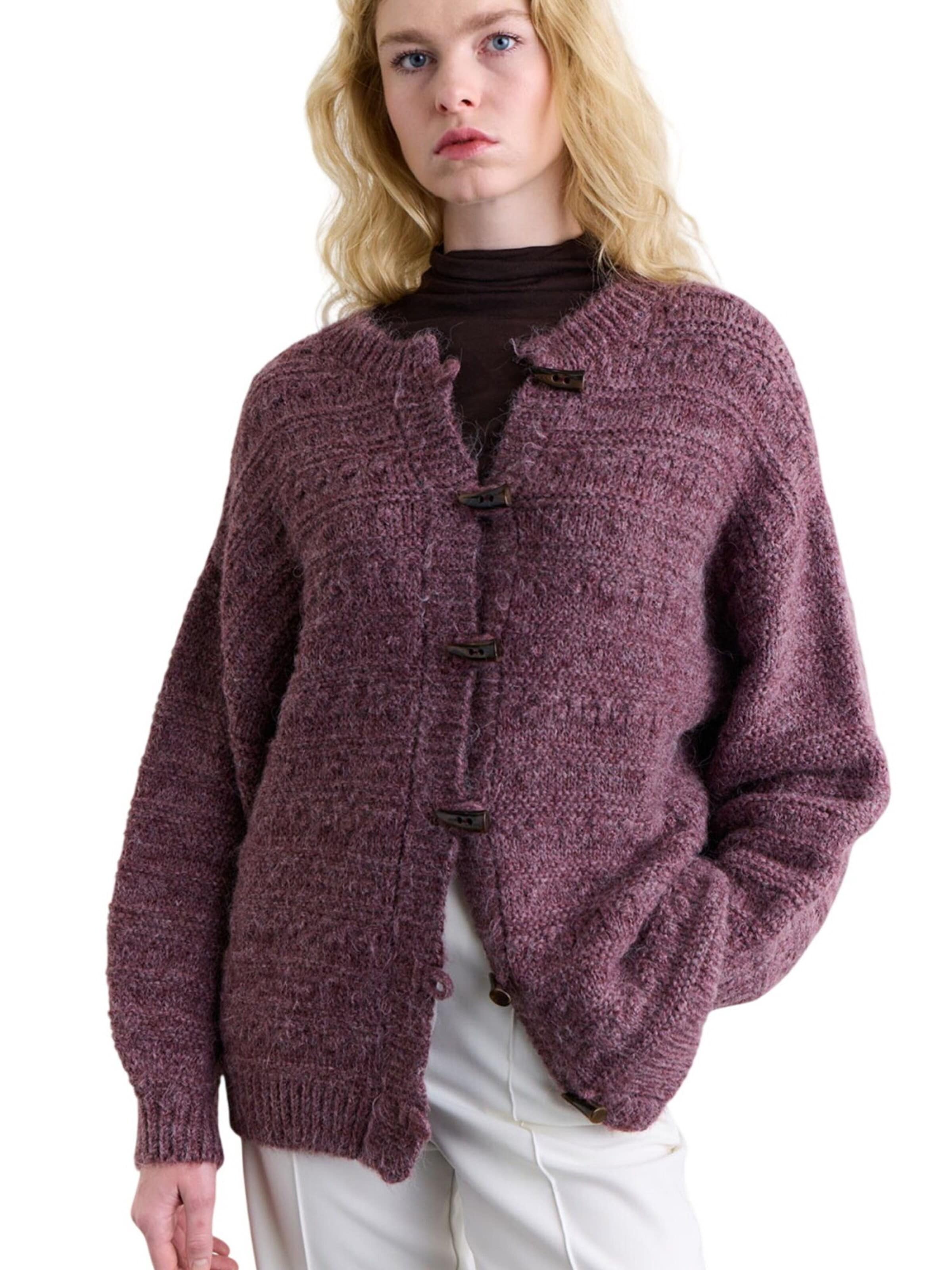 MANUKA Knit Cardigan in Red