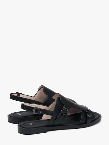 Estro Sandaal '225509' in Zwart