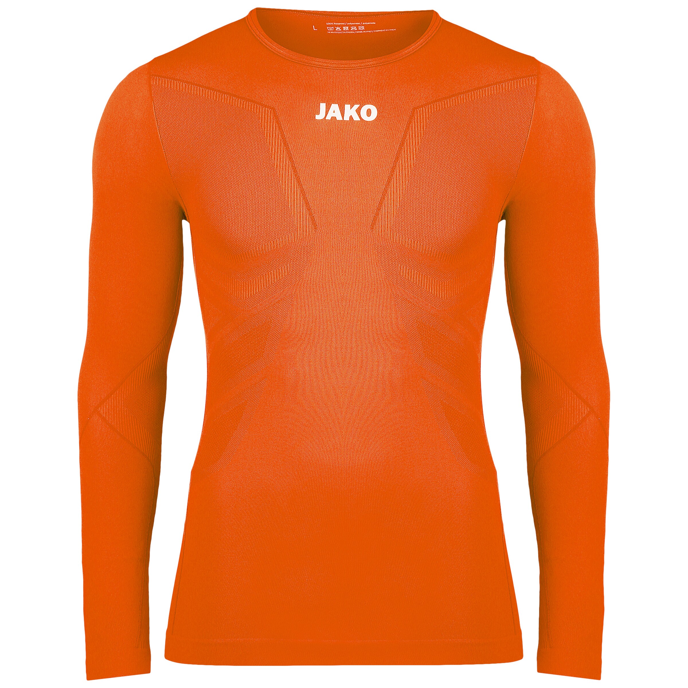 JAKO Base Layer 'Comfort 2.0' in Orange: Vorderseite