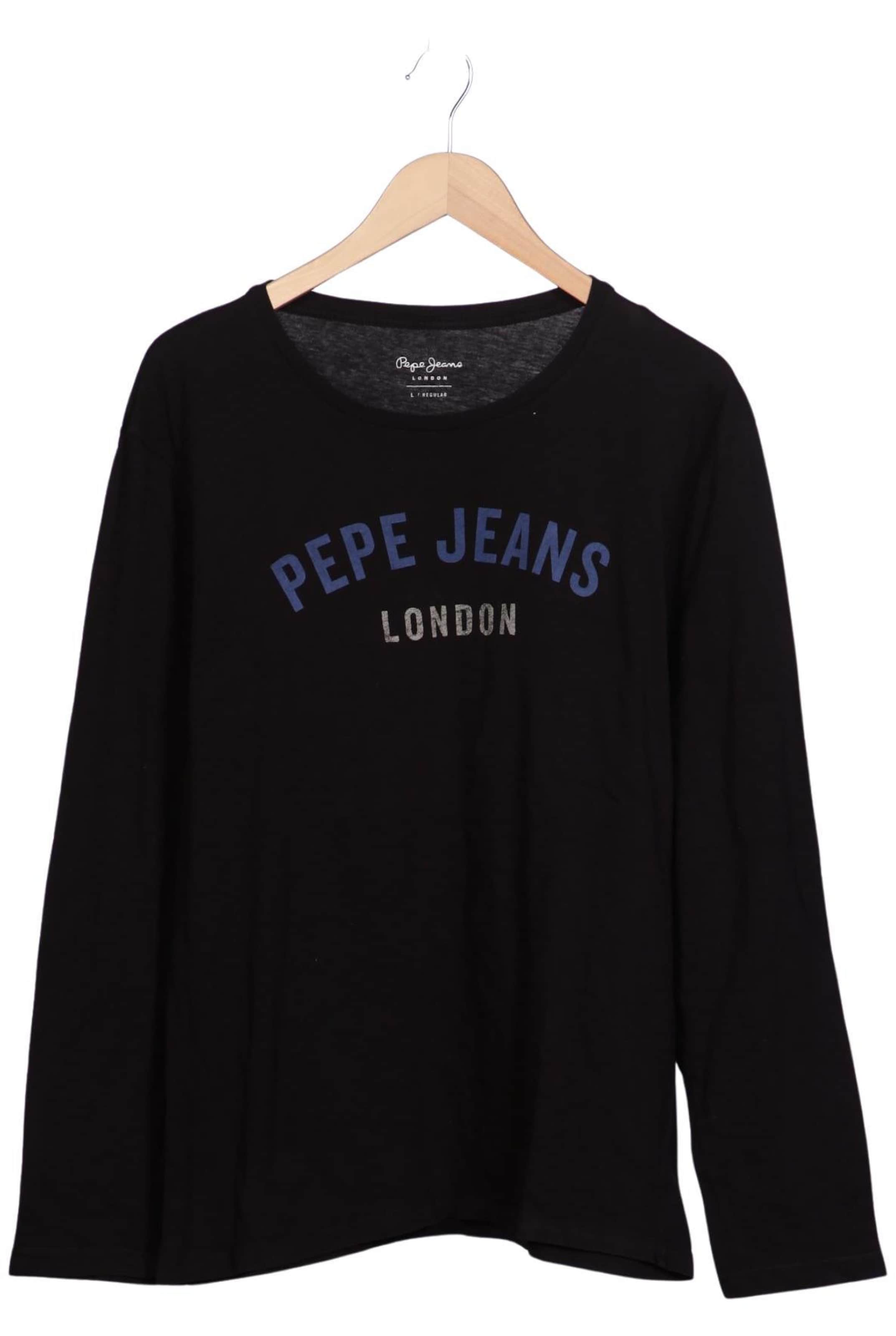 Pepe Jeans Langarmshirt L in Schwarz: Vorderseite