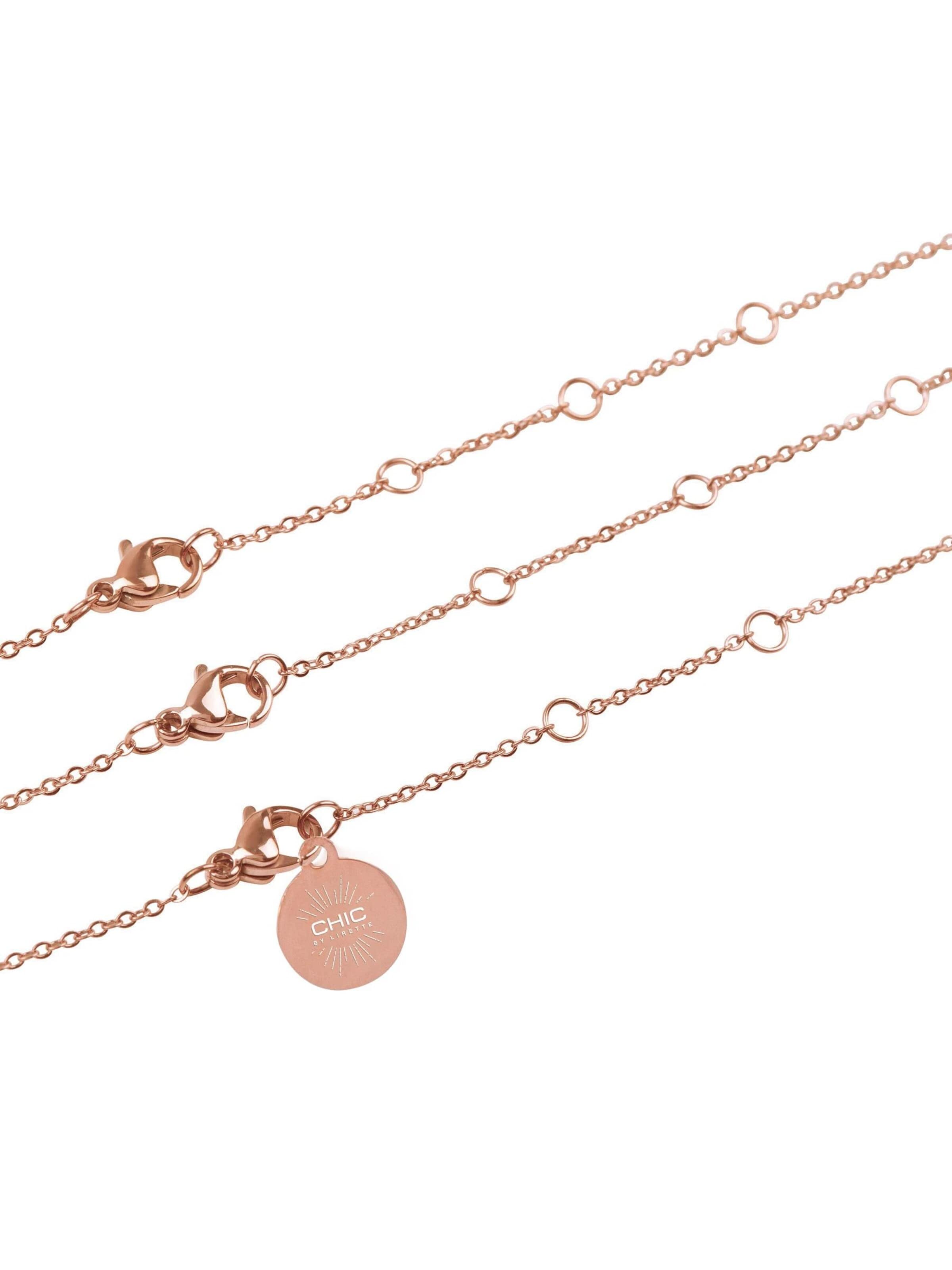 Chaîne 'Necklace Hammered' Chic by Lirette en or