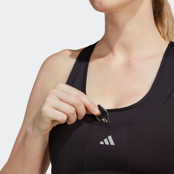 ADIDAS PERFORMANCE Bustier Sport bh in Zwart