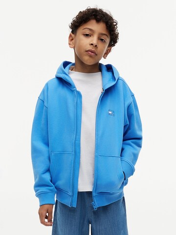 TOMMY HILFIGER Sweatjacke in Blau: Vorderseite