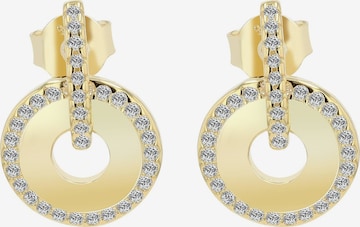Akzent Earrings '"Jiana" aus 925 Sterlingsilber, rhodiniert, langlebig' in Gold: front