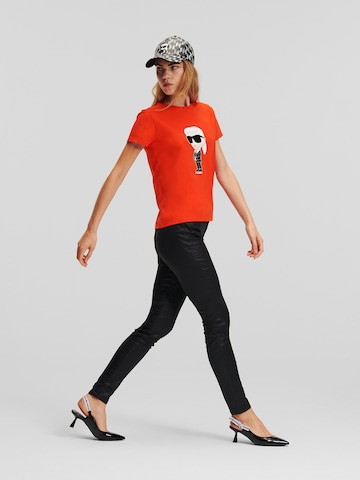 Karl Lagerfeld - Camisa 'Ikonik 2.0' em vermelho