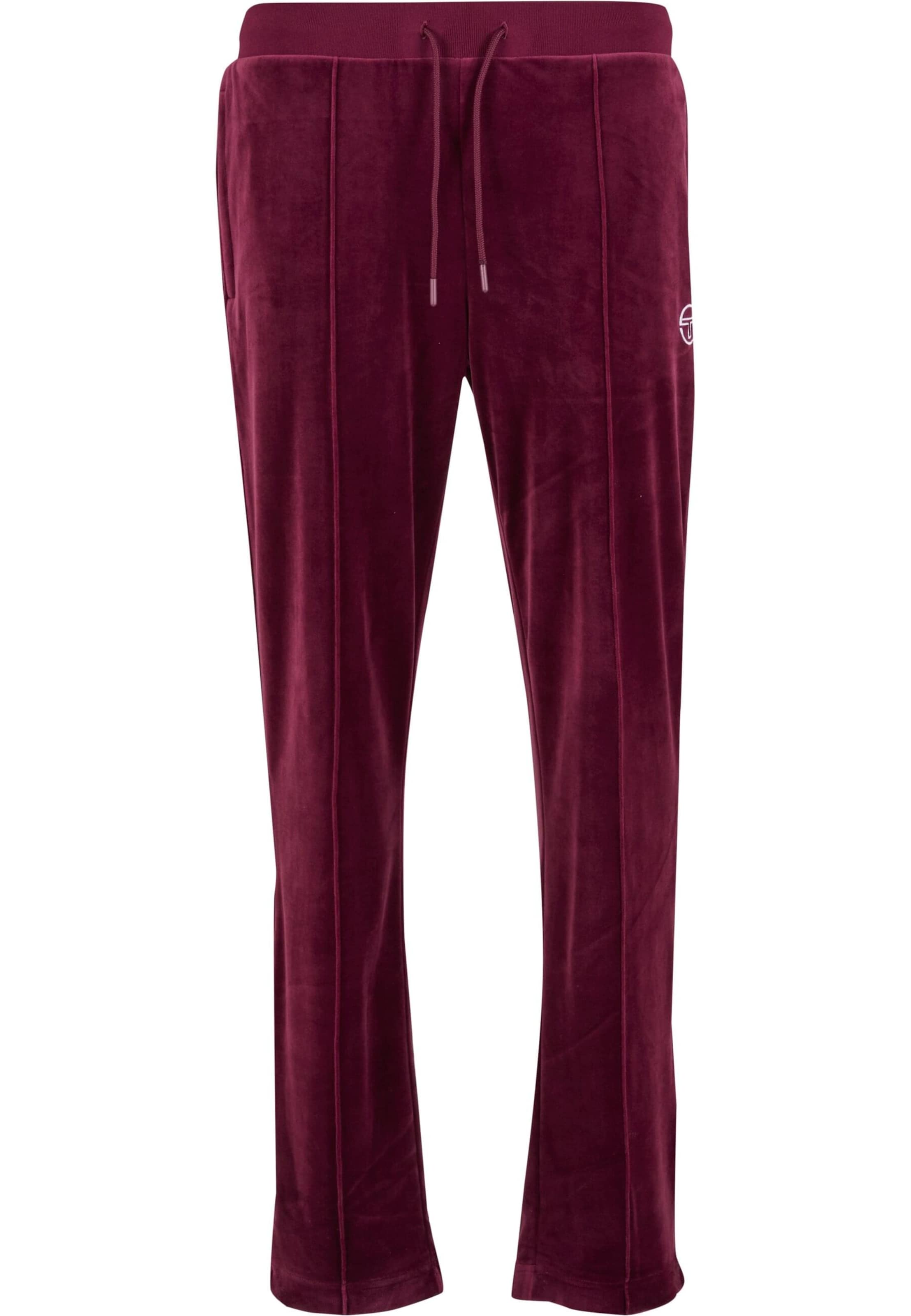 Sergio Tacchini Loosefit Broek in Rood: voorkant