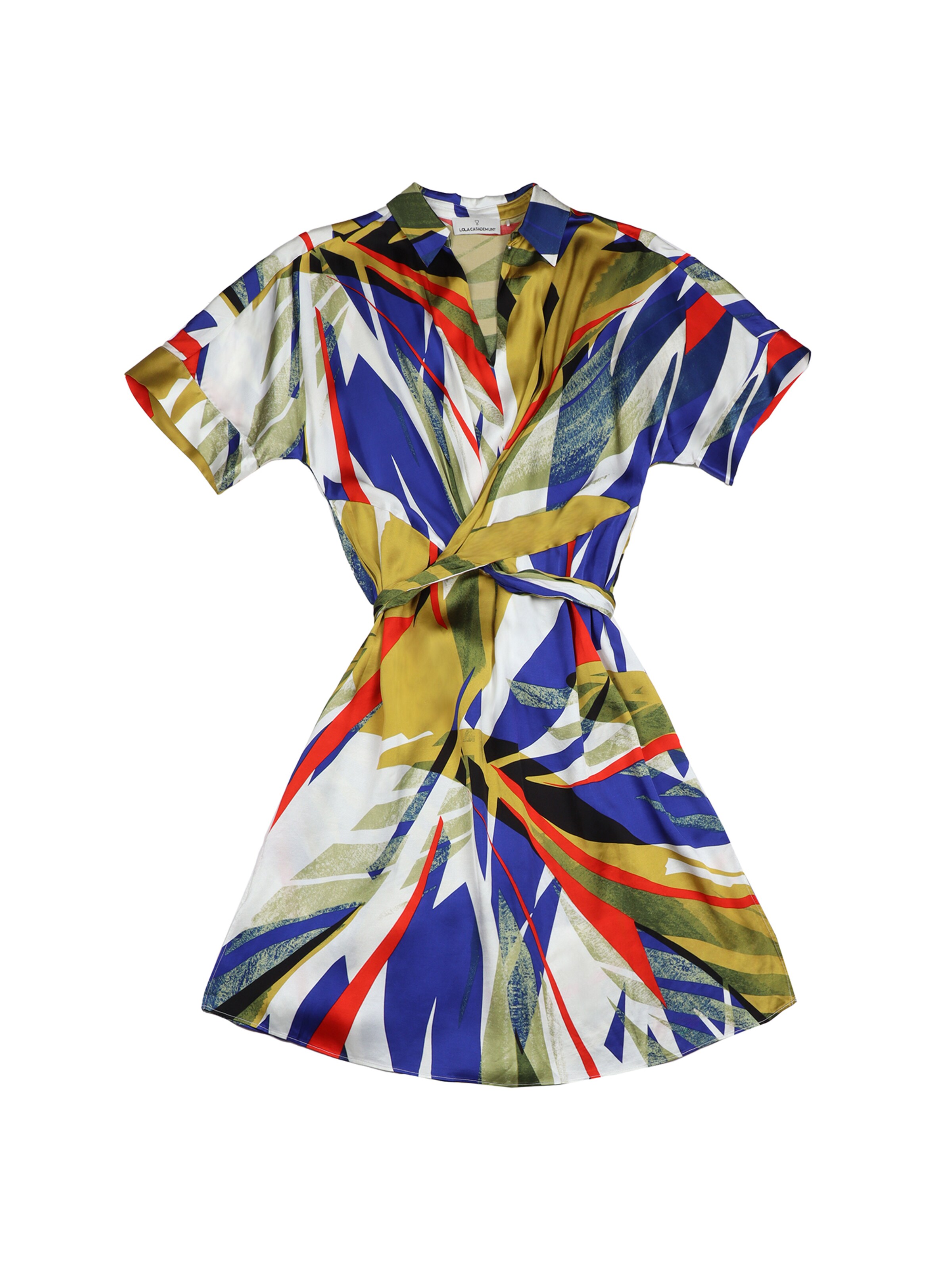 Abito camicia di Lola Casademunt in verde: frontale