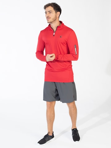 Spyder - Sweatshirt de desporto em vermelho