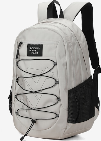 Aoking Backpack in Grey: front