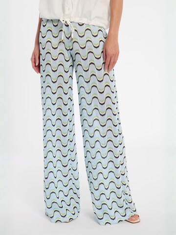 Ana Alcazar Regular Pants 'Dorae' in Blue: front