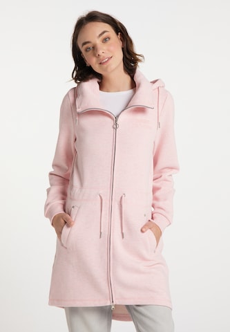 MYMO Sweatjacke in Pink: front