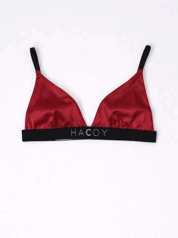 Bustier Soutien-gorge HACOY en rouge : devant