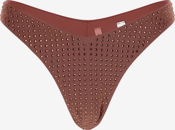 GUESS Bikini Bottoms in Brown: front