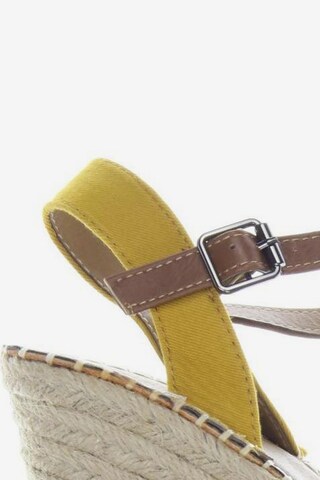 TOM TAILOR DENIM Sandals & High-Heeled Sandals in 38 in Yellow
