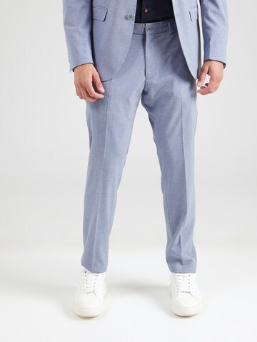 s.Oliver BLACK LABEL Slimfit Pantalon in Blauw: voorkant