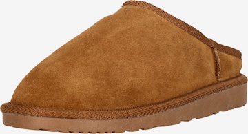 Athlecia Hausschuhe 'Aditi' in Braun: Vorderseite