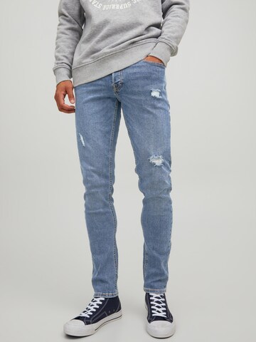 JACK & JONES Slimfit Jeans 'Glenn' in Blau: predná strana