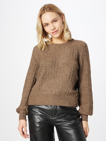 Aware Sweater 'ASHLEY' in Brown: front